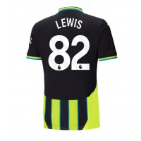 Dres Manchester City Rico Lewis #82 Preč 2024-25 Krátky Rukáv